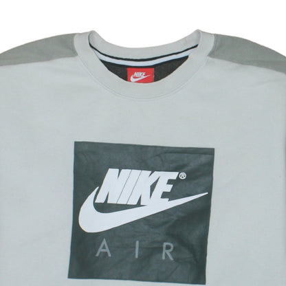 Mens UK Size M Nike Grey Pullover Sweatshirt