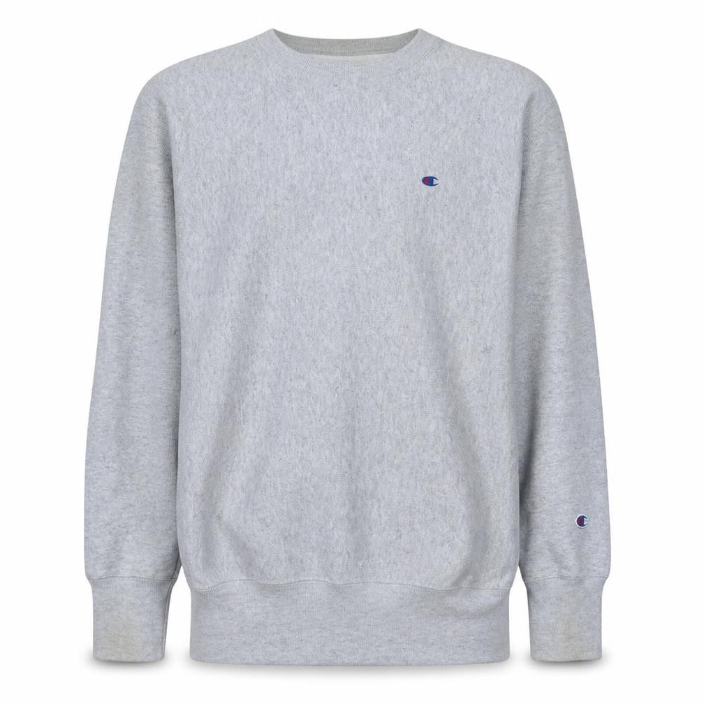 Mens UK Size 2XL Champion Grey Pullover Sweatshirt