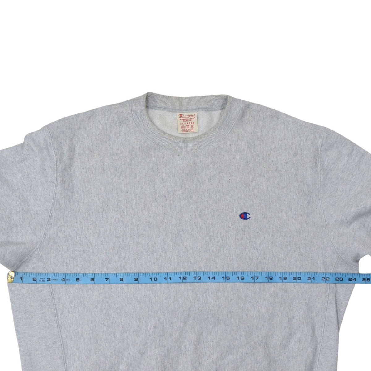 Mens UK Size 2XL Champion Grey Pullover Sweatshirt