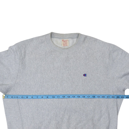 Mens UK Size 2XL Champion Grey Pullover Sweatshirt