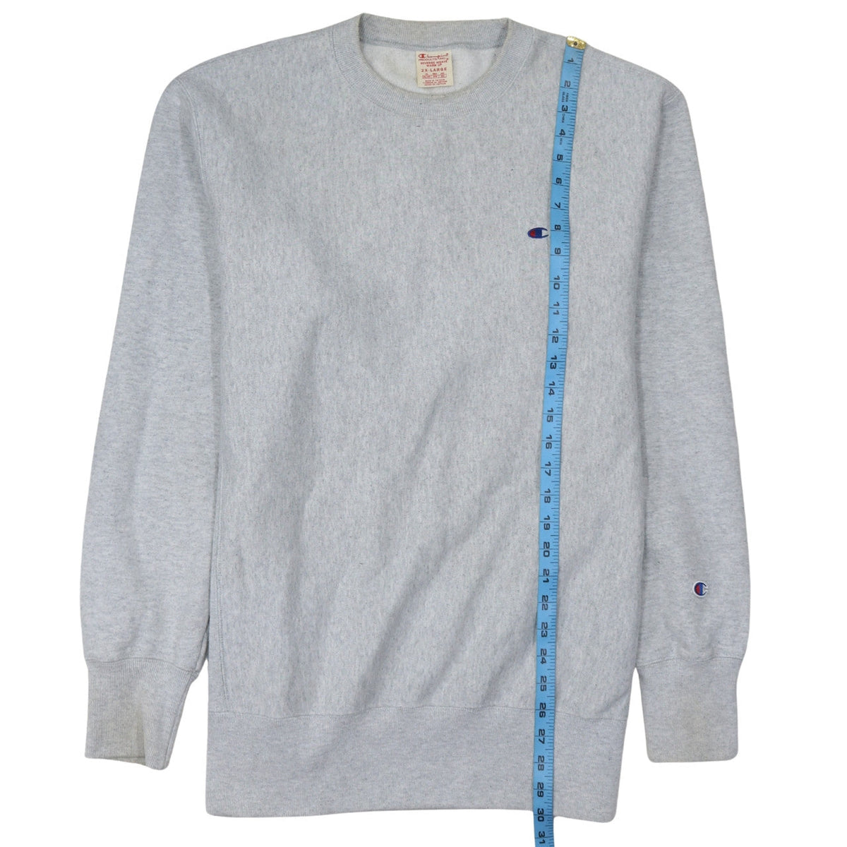 Mens UK Size 2XL Champion Grey Pullover Sweatshirt