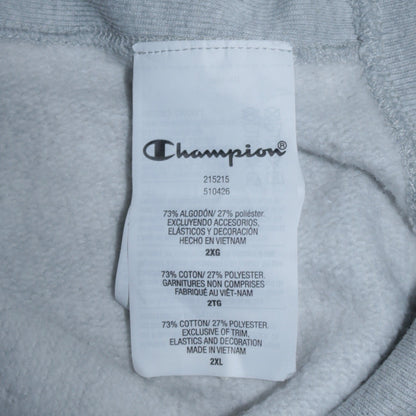 Mens UK Size 2XL Champion Grey Pullover Sweatshirt