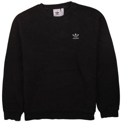 Mens UK Size M adidas Black Pullover Sweatshirt