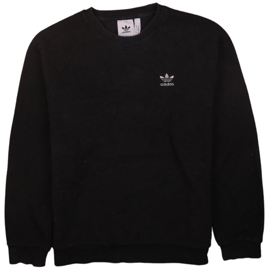 Mens UK Size M adidas Black Pullover Sweatshirt