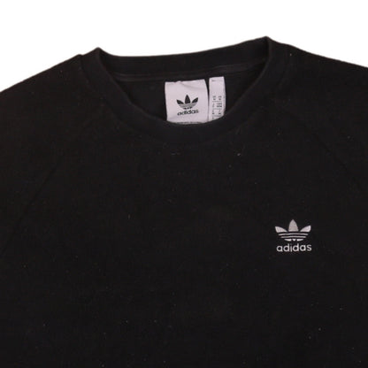 Mens UK Size M adidas Black Pullover Sweatshirt