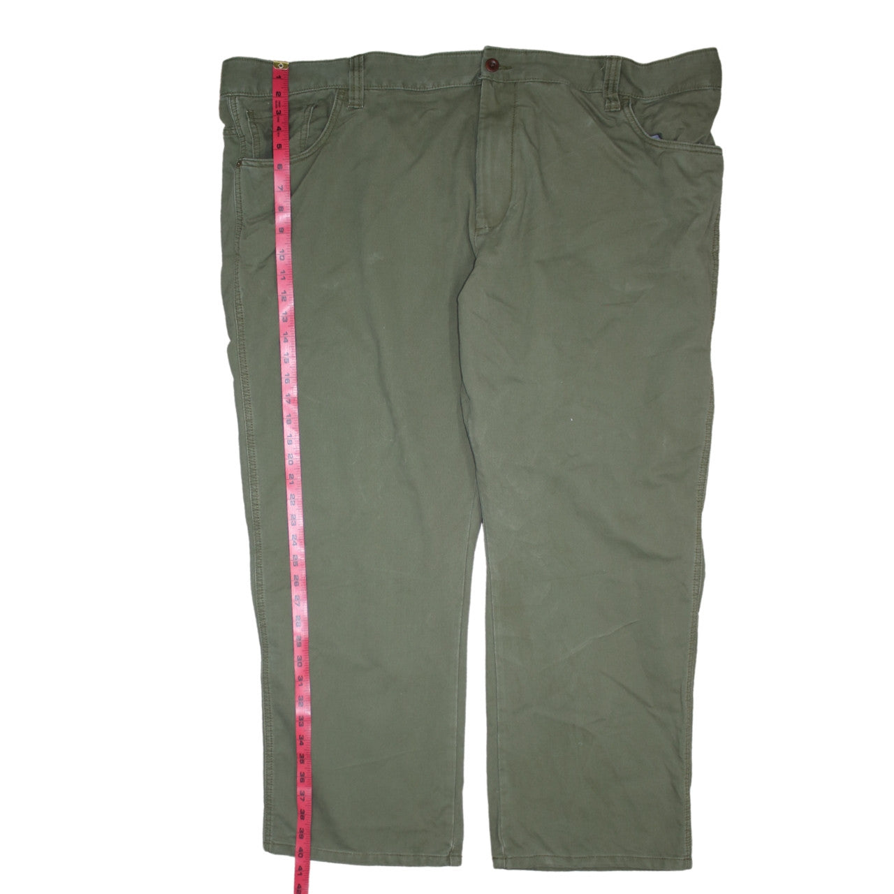 Mens UK Size 50 Tommy Hilfiger Classic Fit Chino Green Trousers