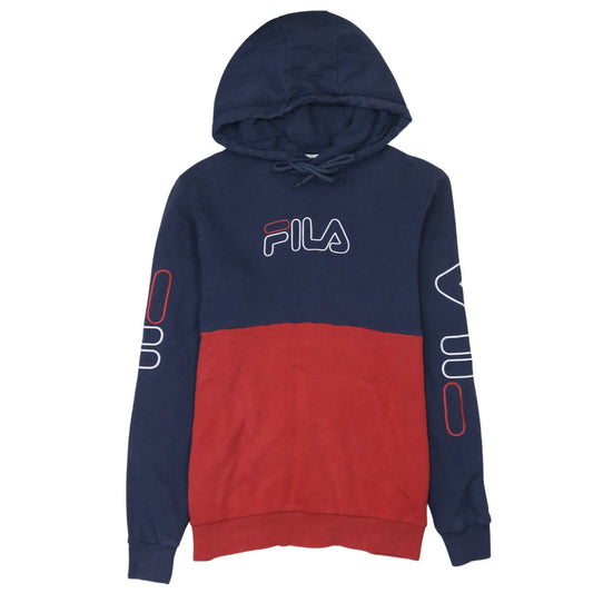 Womens UK Size S FILA Multicoloured Pullover Hoodie