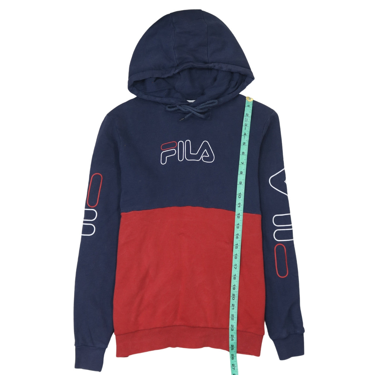Womens UK Size S FILA Multicoloured Pullover Hoodie