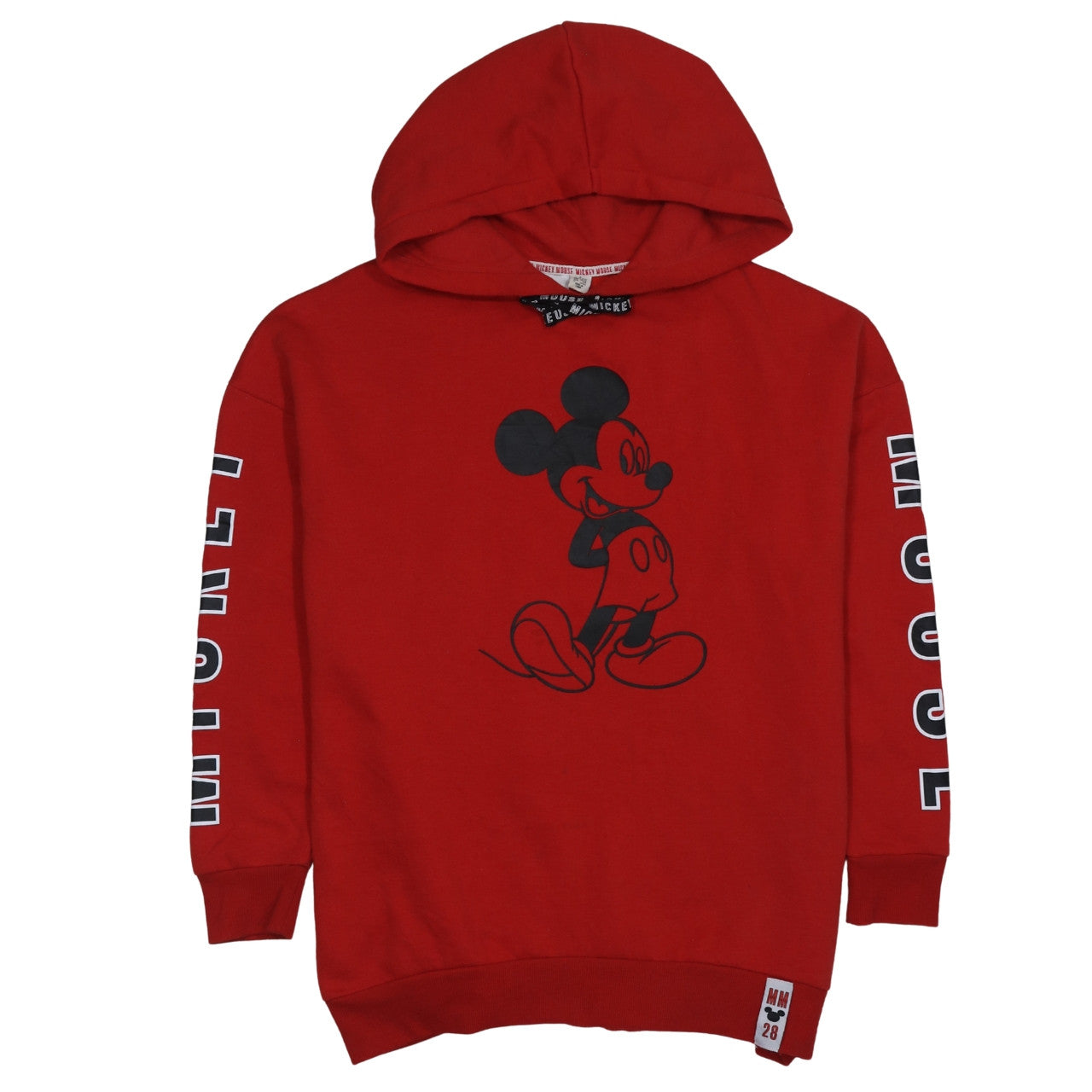 Womens UK Size 10/12 Disney Red Pullover Hoodie