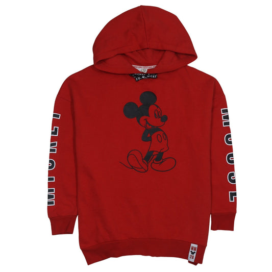 Womens UK Size 10/12 Disney Red Pullover Hoodie