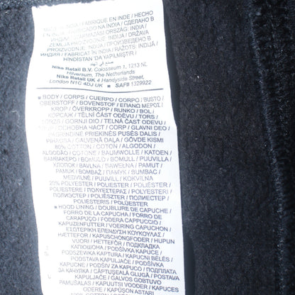 Mens UK Size S Nike Black Pullover Hoodie