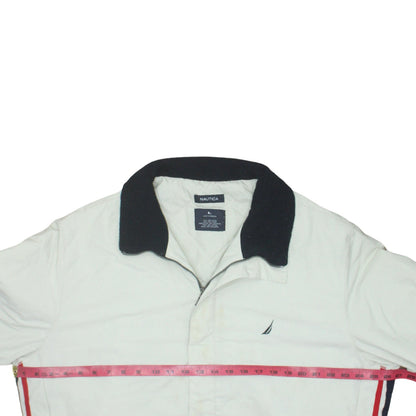 Mens UK Size L Nautica White Basic Jacket