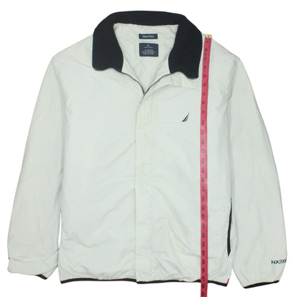 Mens UK Size L Nautica White Basic Jacket