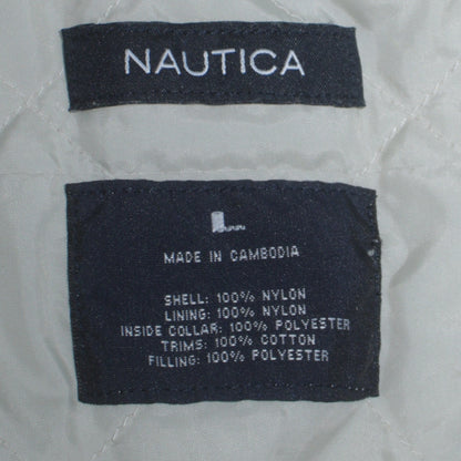 Mens UK Size L Nautica White Basic Jacket