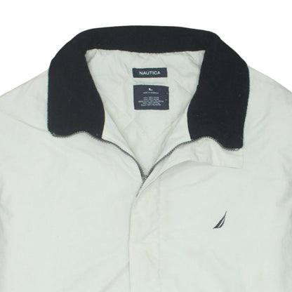 Mens UK Size L Nautica White Basic Jacket