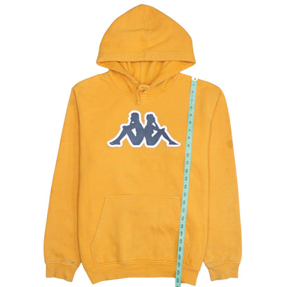 Mens UK Size L Kappa Yellow Pullover Hoodie