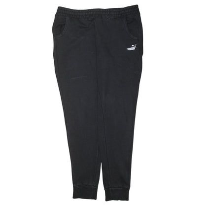 Mens UK Size XL PUMA Regular Fit Jogger Black Trousers