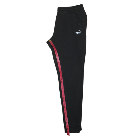 Mens UK Size XL PUMA Regular Fit Jogger Black Trousers
