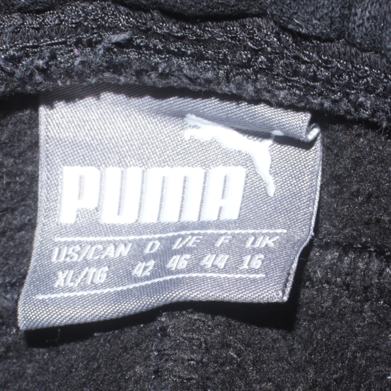 Mens UK Size XL PUMA Regular Fit Jogger Black Trousers
