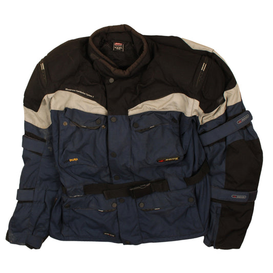 Mens UK Size 3XL POLO Drive Blue Motorcycle Jacket