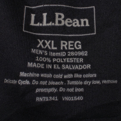 Mens UK Size 2XL L.L.Bean Black Pullover Sweatshirt
