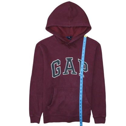 Mens UK Size XS Gap Red Pullover Hoodie