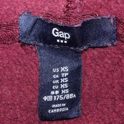 Mens UK Size XS Gap Red Pullover Hoodie