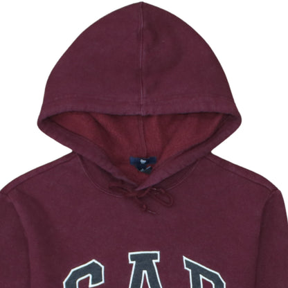 Mens UK Size XS Gap Red Pullover Hoodie