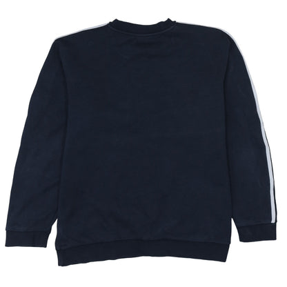 Mens UK Size M adidas Blue Pullover Sweatshirt