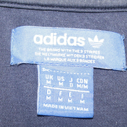 Mens UK Size M adidas Blue Pullover Sweatshirt