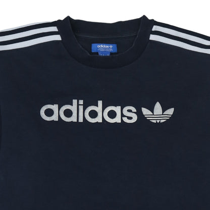 Mens UK Size M adidas Blue Pullover Sweatshirt