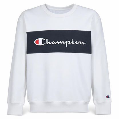 Mens UK Size M Champion White Pullover Sweatshirt