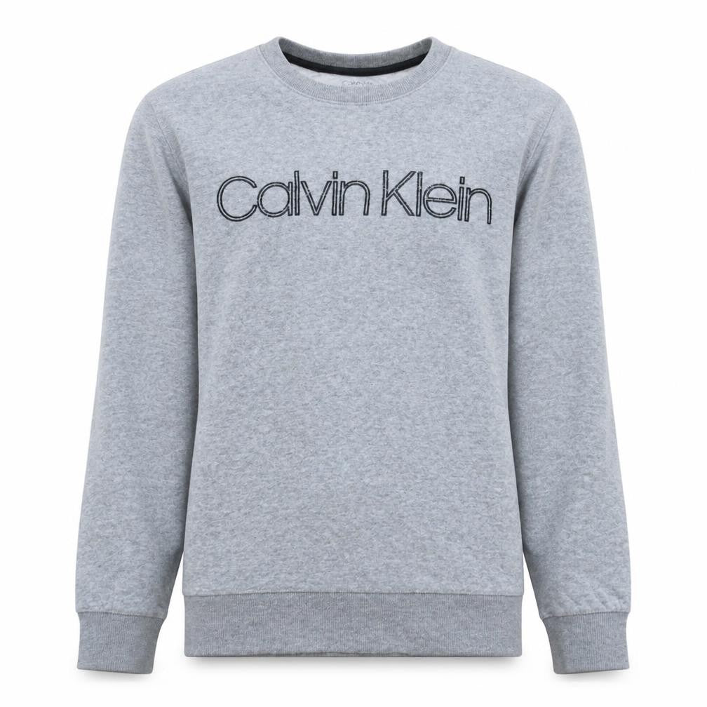 Mens UK Size S Calvin Klein Grey Pullover Sweatshirt