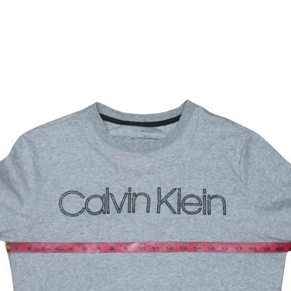 Mens UK Size S Calvin Klein Grey Pullover Sweatshirt