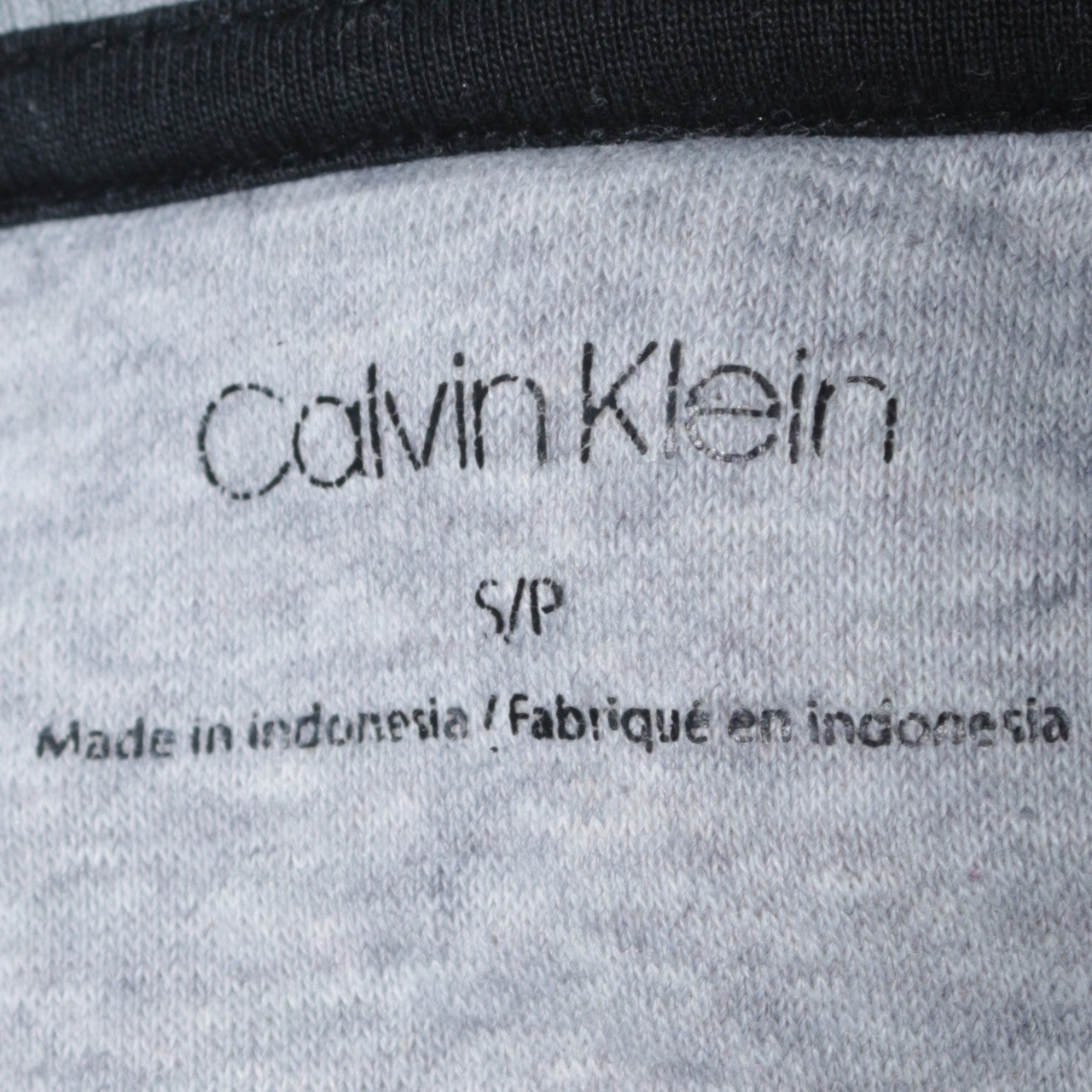 Mens UK Size S Calvin Klein Grey Pullover Sweatshirt