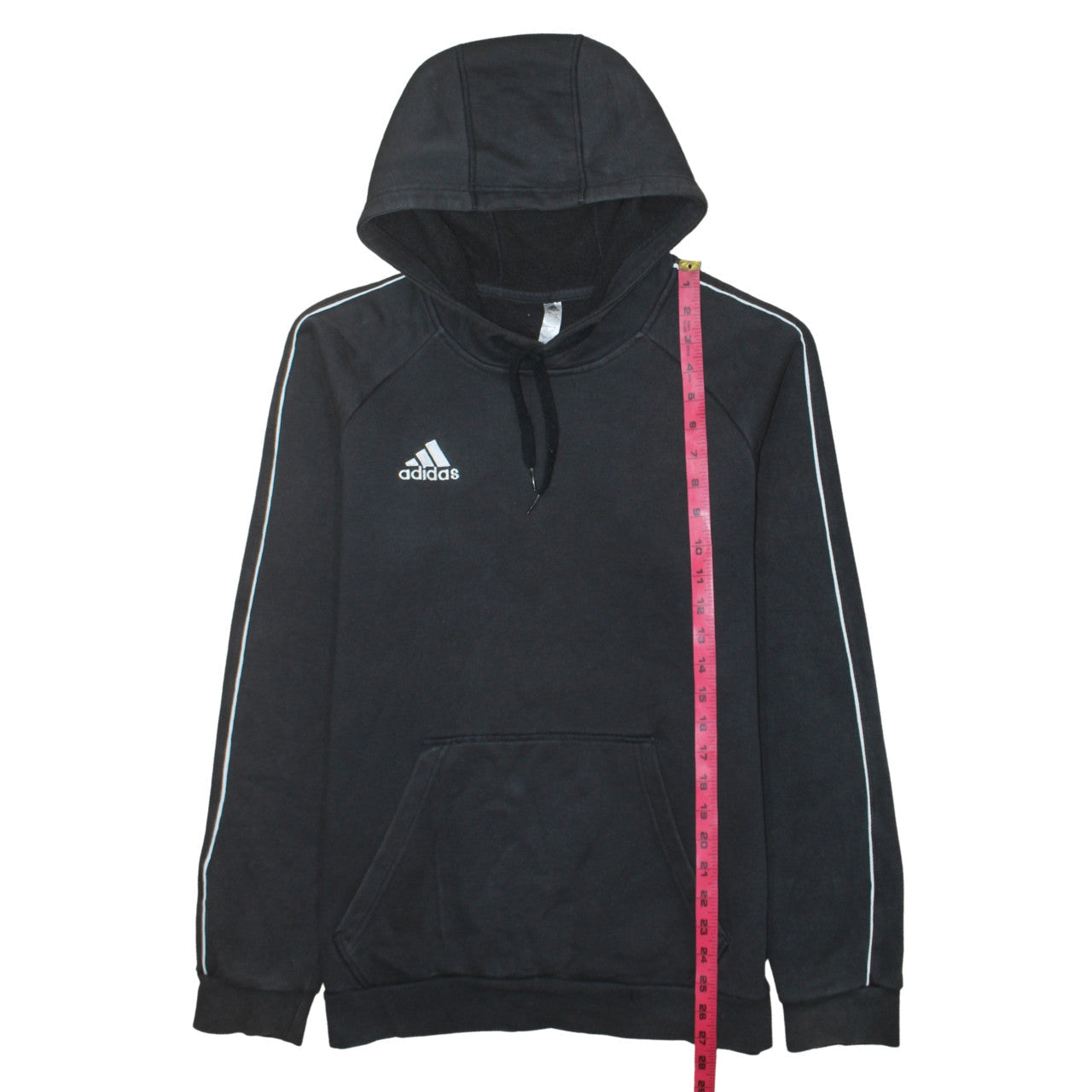 Mens UK Size M adidas Black Pullover Hoodie
