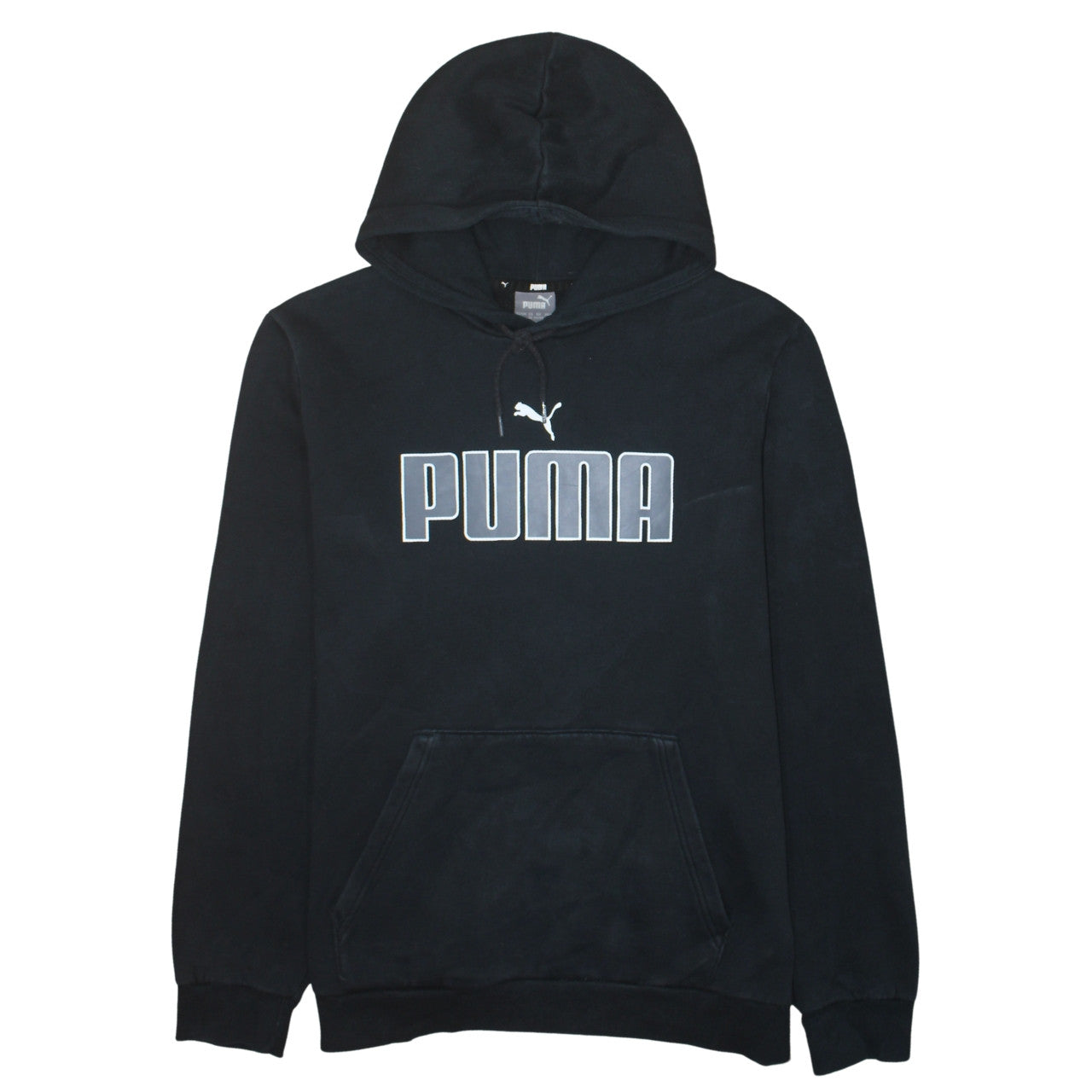 Mens UK Size XL PUMA Black Pullover Hoodie