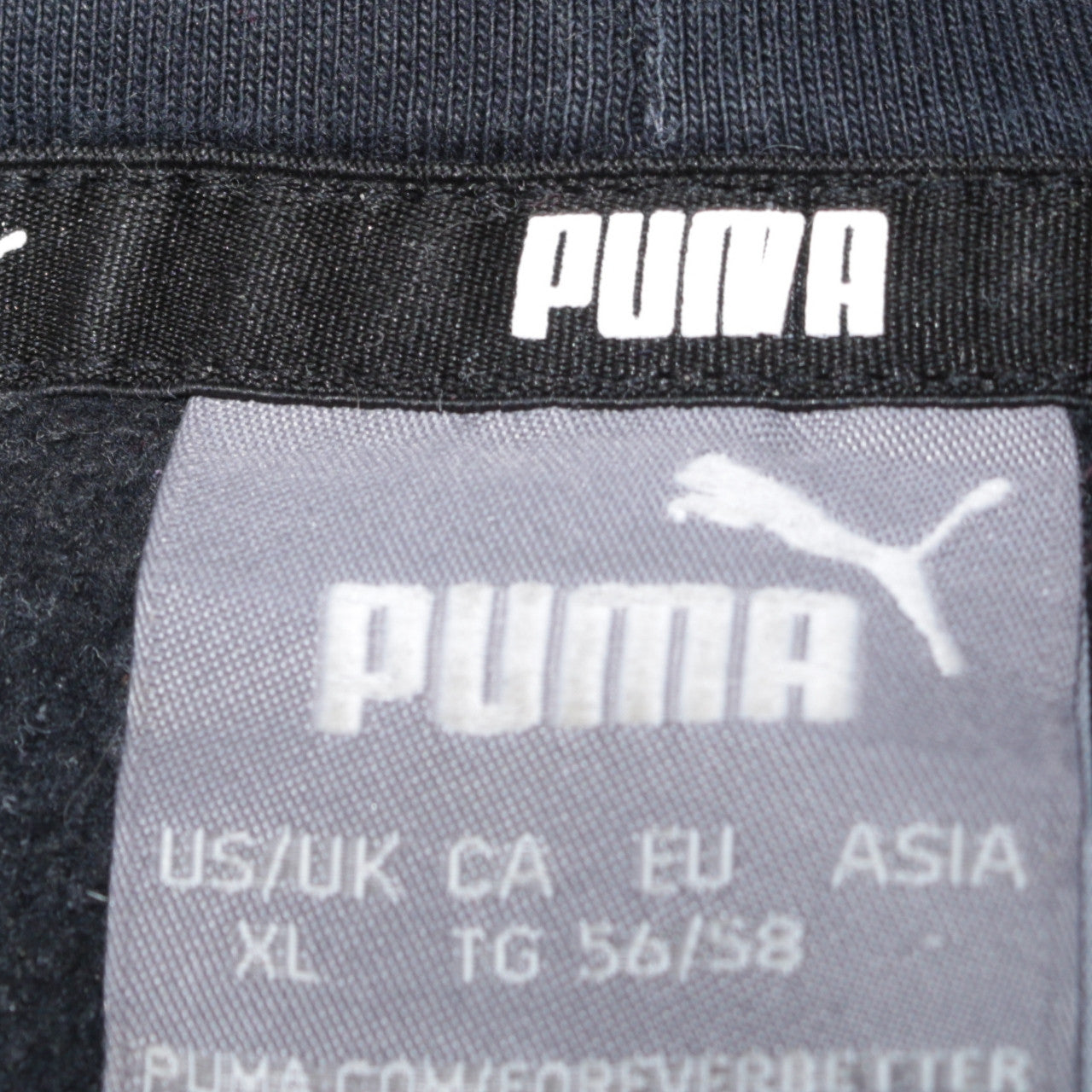 Mens UK Size XL PUMA Black Pullover Hoodie