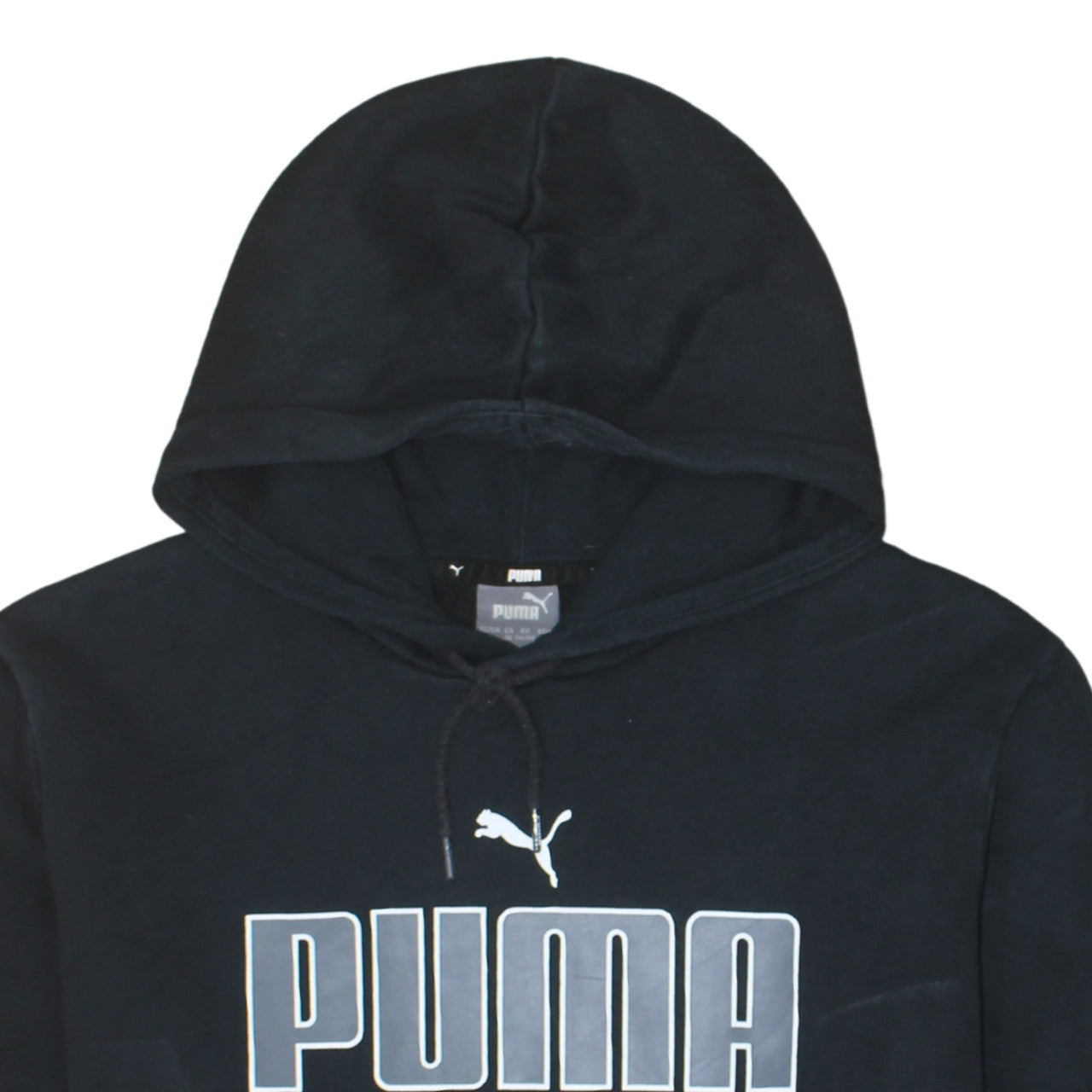 Mens UK Size XL PUMA Black Pullover Hoodie