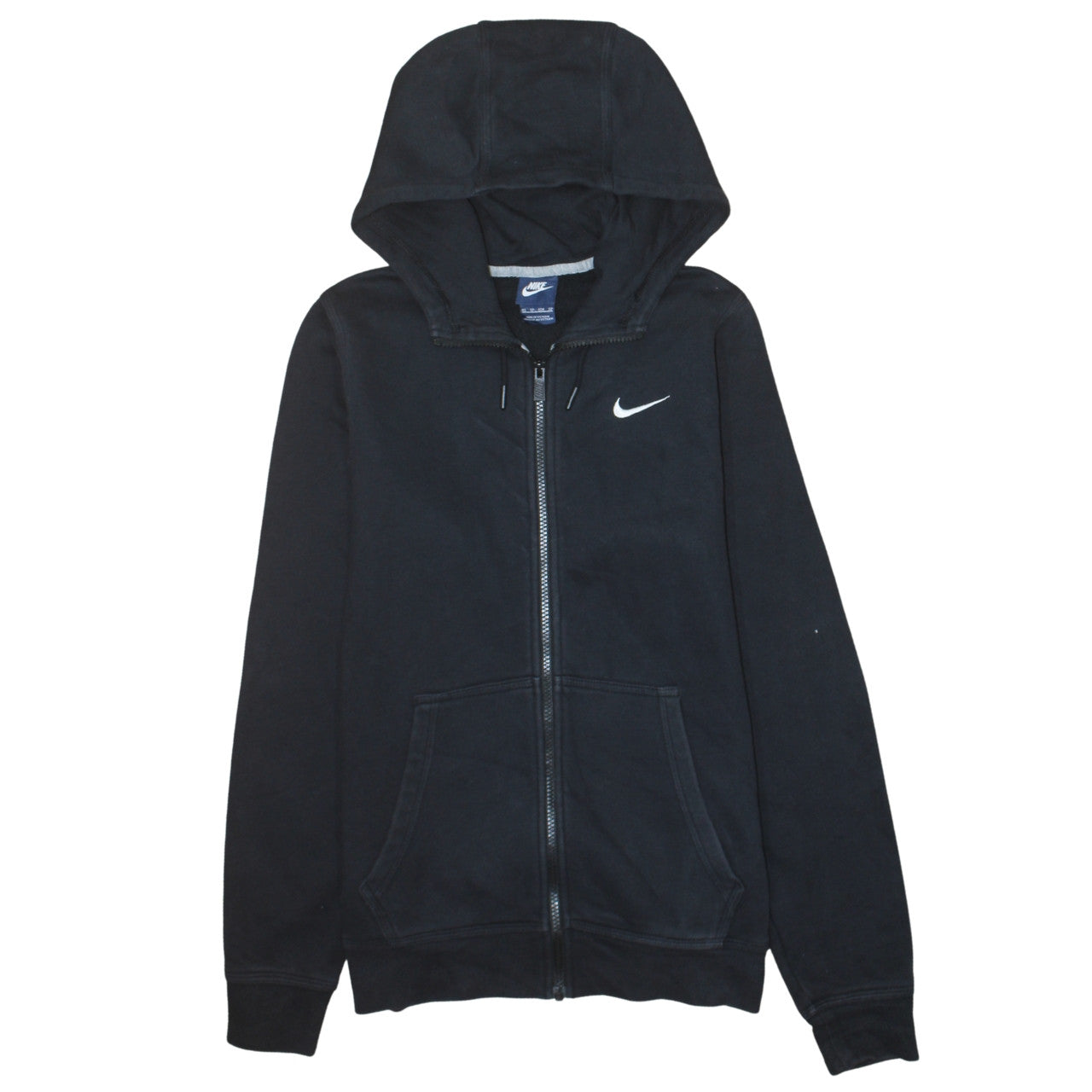Mens UK Size XS Nike Black Full Zip Hoodie