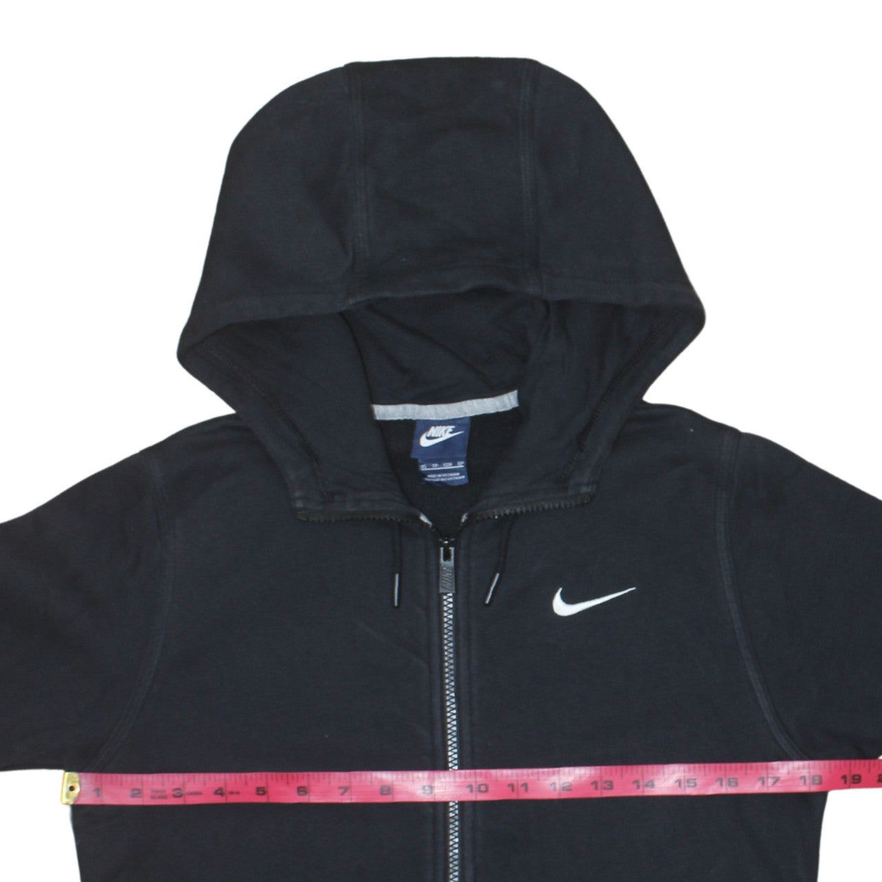 Mens UK Size XS Nike Black Full Zip Hoodie
