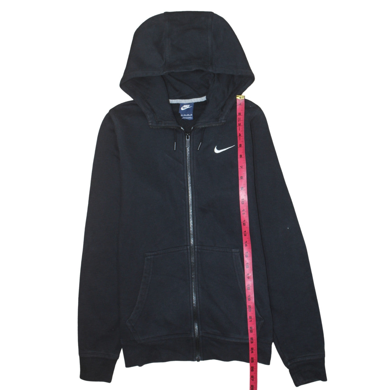 Mens UK Size XS Nike Black Full Zip Hoodie