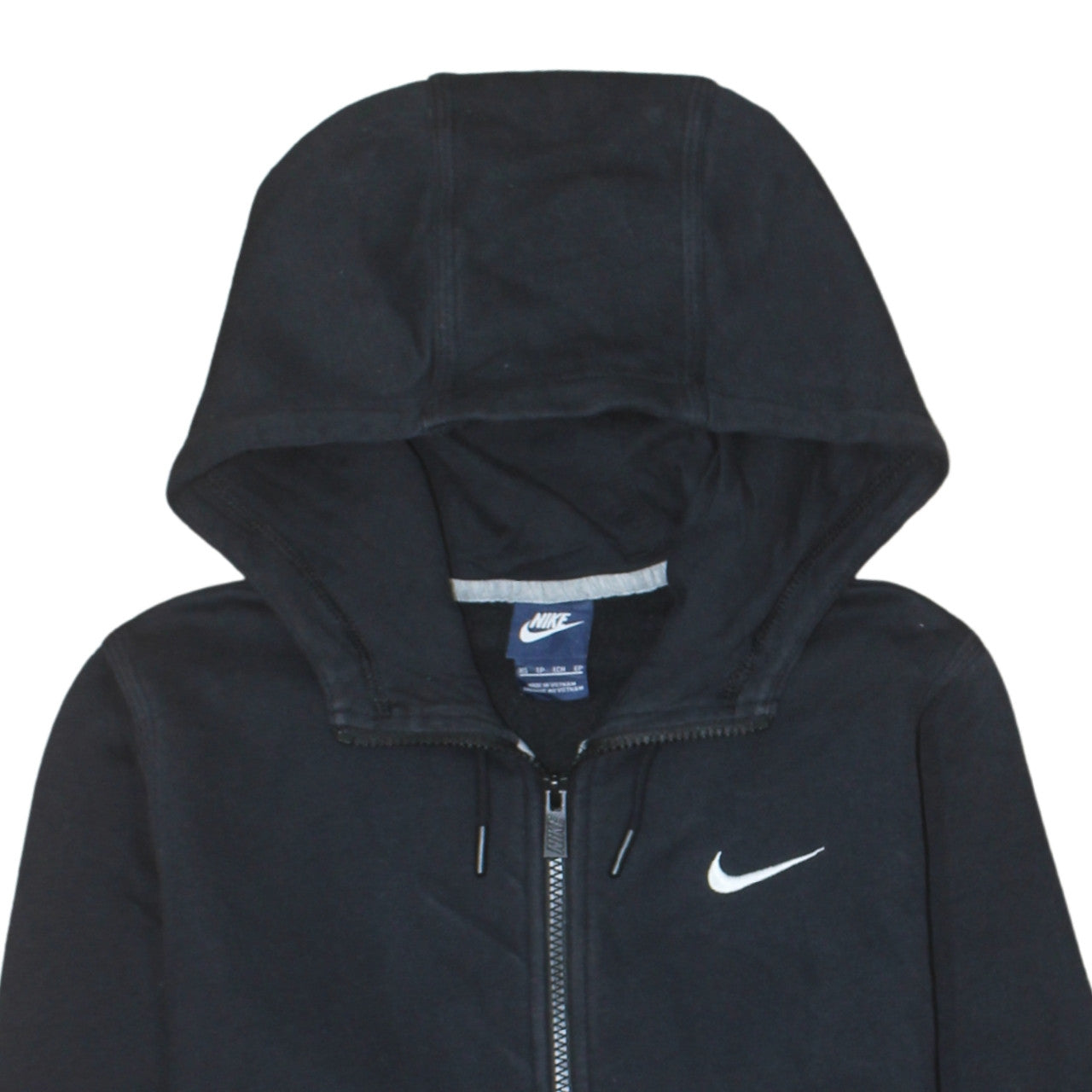 Mens UK Size XS Nike Black Full Zip Hoodie