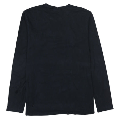 Quiksilver Men's Black XL Long Sleeve Graphic Surf T-Shirt