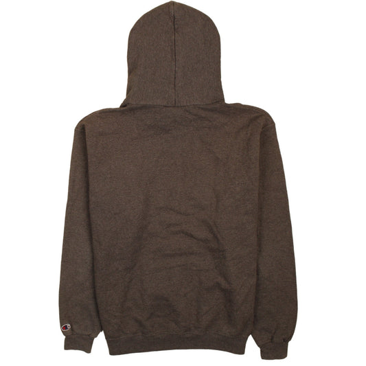 Mens UK Size L Champion Brown Pullover Hoodie
