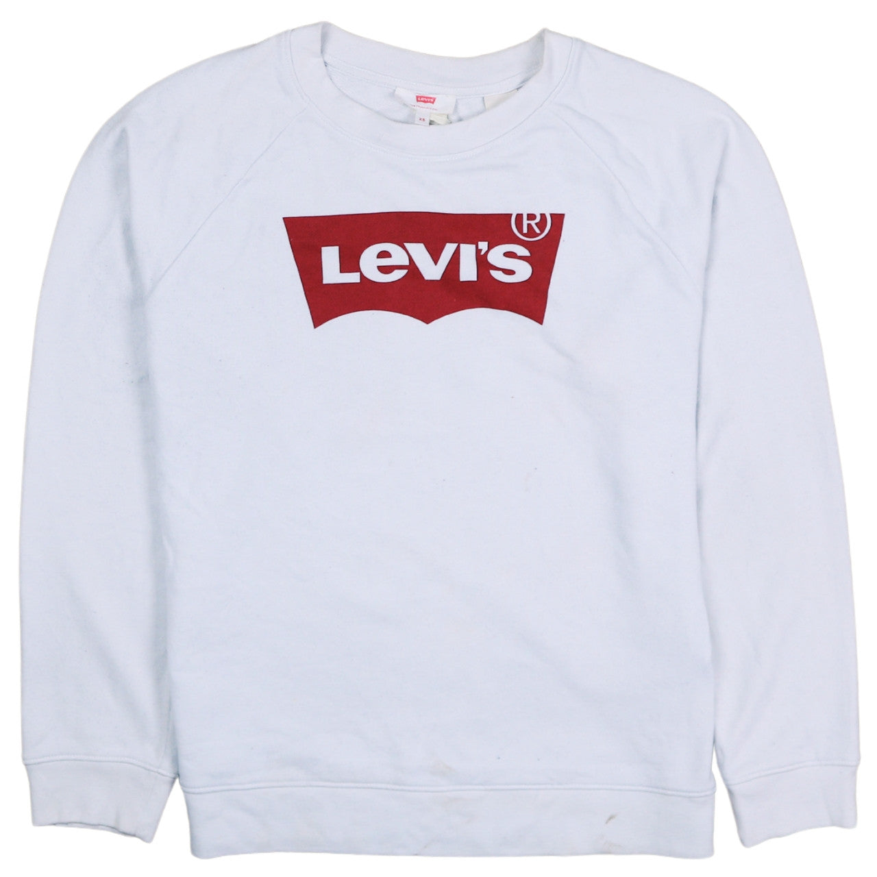 Mens UK Size XS Levi's White Pullover Sweatshirt