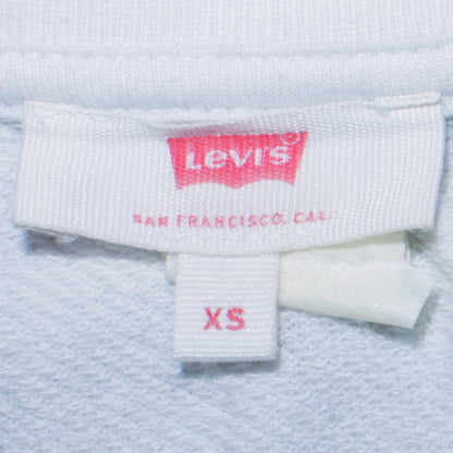Mens UK Size XS Levi's White Pullover Sweatshirt