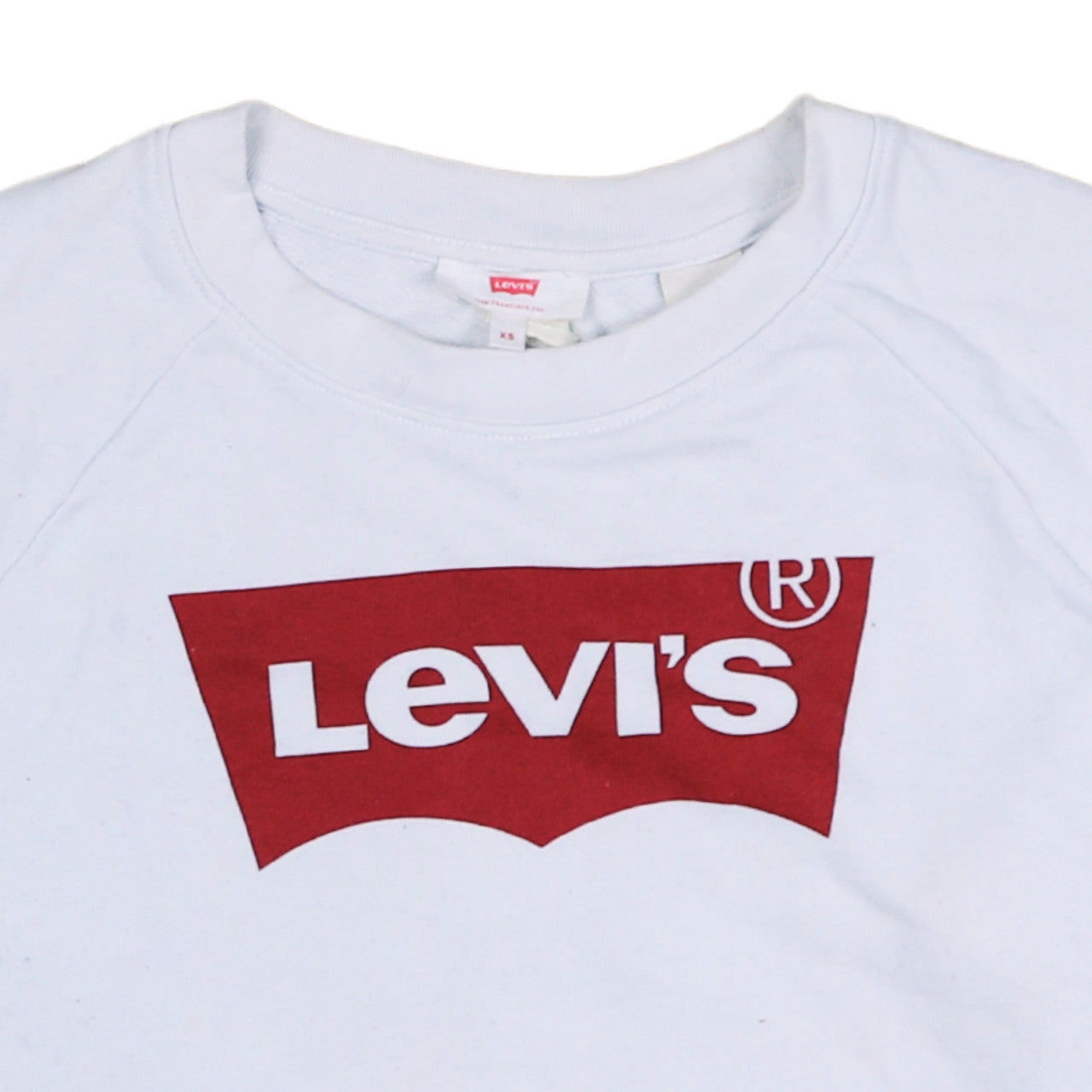 Mens UK Size XS Levi's White Pullover Sweatshirt