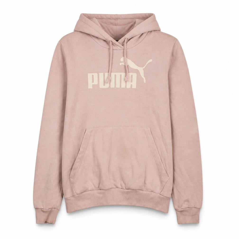 Womens UK Size 14 PUMA Pink Pullover Hoodie