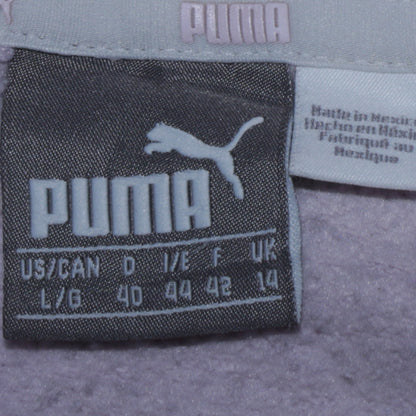 Womens UK Size 14 PUMA Pink Pullover Hoodie